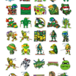 TMNT 50 Stickers Collection - Image 2