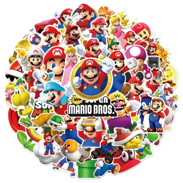 Super Mario 50 Stickers Collection