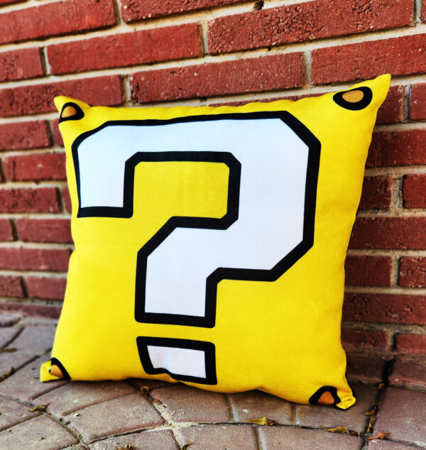 Mario Question Cushion - Image 2