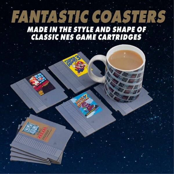 Nintendo NES Cartridge Retro Drink Coasters - Image 2