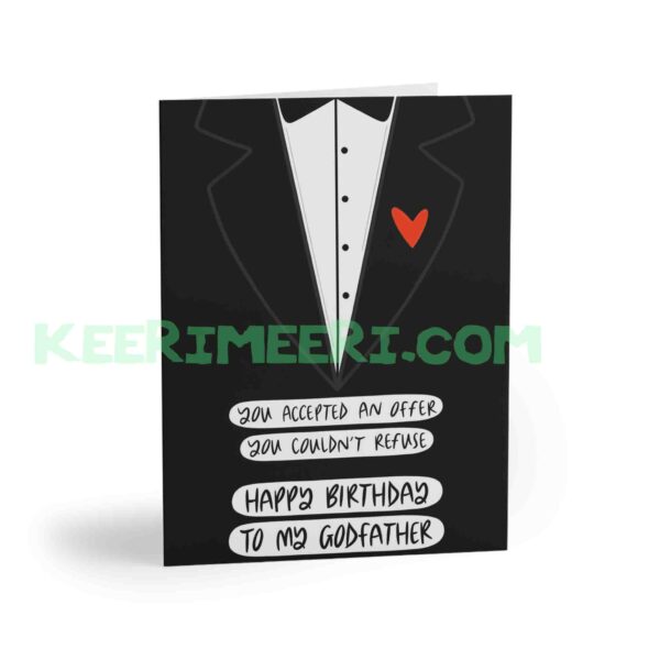 MY GODFATHER Birthday Card