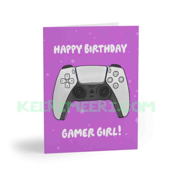 GAMER GIRL Birthday Card
