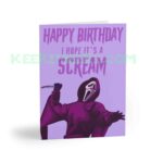 SCREAM Birthday Card
