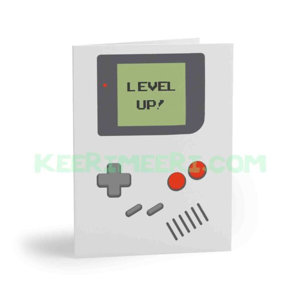 LEVEL UP GB Birthday Card