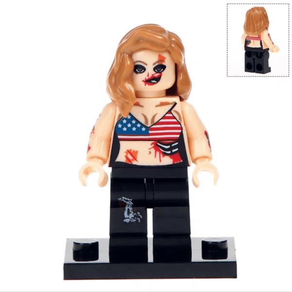 Zombie US Girl Bricks
