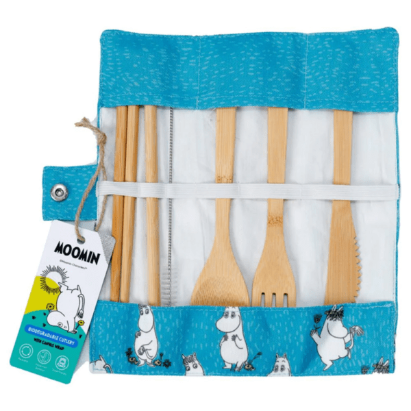 Moomin 100% Natural Bamboo Cutlery 6 Piece Set