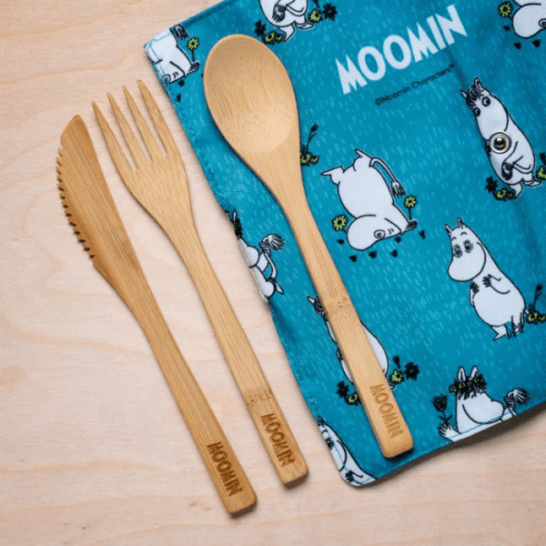 Moomin 100% Natural Bamboo Cutlery 6 Piece Set - Image 4
