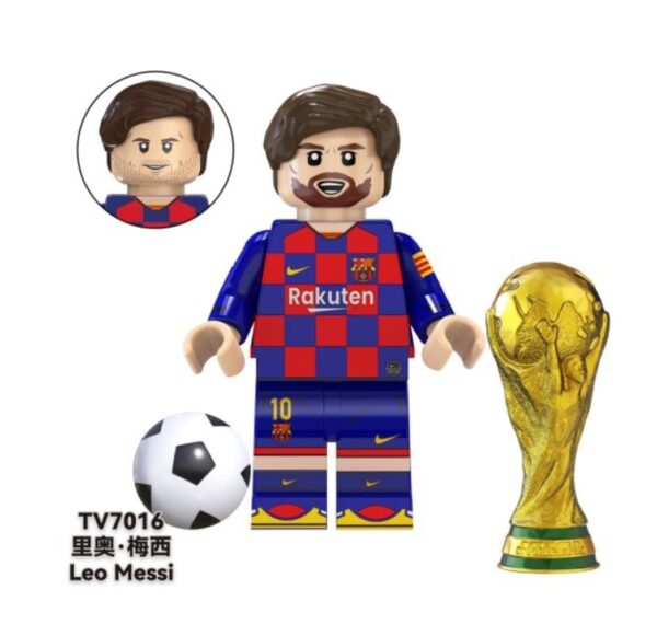 MESSI Barcelona Bricks