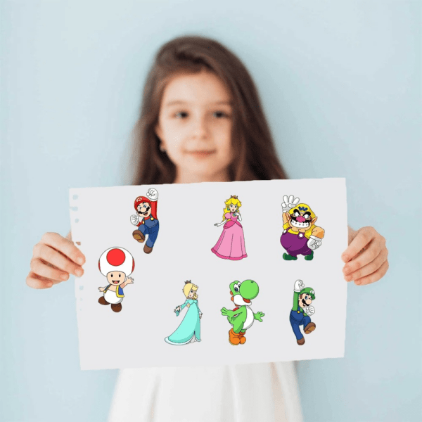 Mario Stickers 8 Sheets - Image 2