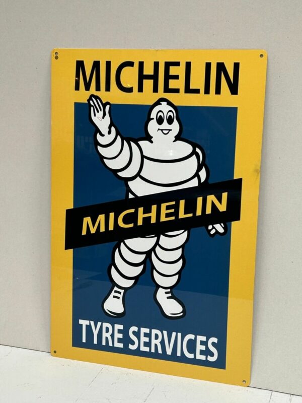 Michelin Man Metal Sign