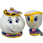 Beauty The Beast Mrs. Potts & Chip Official Lot 2 Large 10" Plush