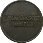 LITTLE CAESAR'S PIZZA CAESARLAND VINTAGE ARCADE TOKEN - Image 2
