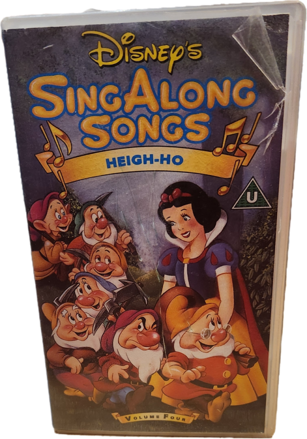 VHS DISNEY SING ALONG SONGS