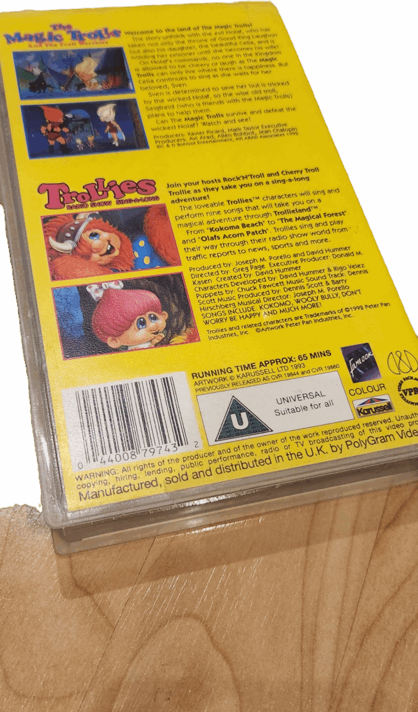 VHS 1995 Magic Trolls And The Troll Warriors - Image 2