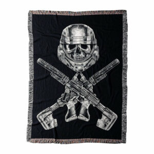 NO QUARTER (Woven Blanket) (Black)