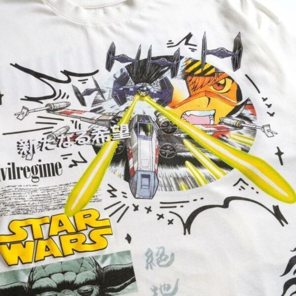CIVIL REGIME STAR WARS LUKE MANGA AMERICAN OVERSIZED TEE SHIRT - Image 2