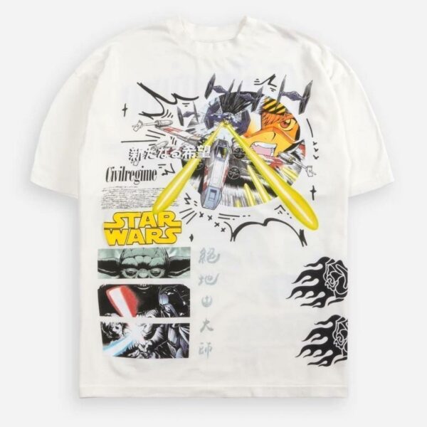 CIVIL REGIME STAR WARS LUKE MANGA AMERICAN OVERSIZED TEE SHIRT