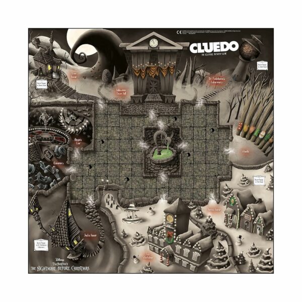 Winning Moves Nightmare Before Christmas Cluedo - Image 2