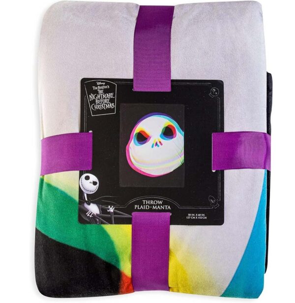 Disney Throw Blanket - The Nightmare Before Christmas Jack Face