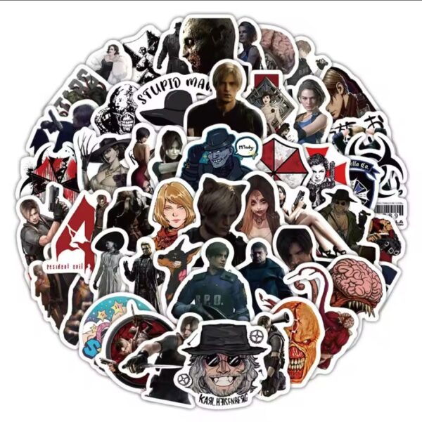 Resident Evil 60 Stickers Collection