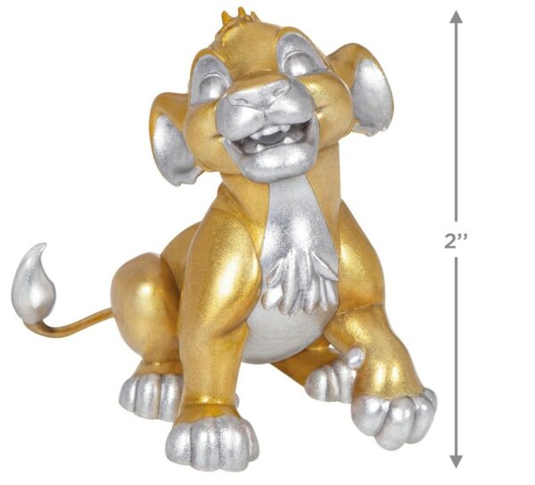 Disney 100 Platinum Ornament Happy Kuji Figure Simba Japan 2023
