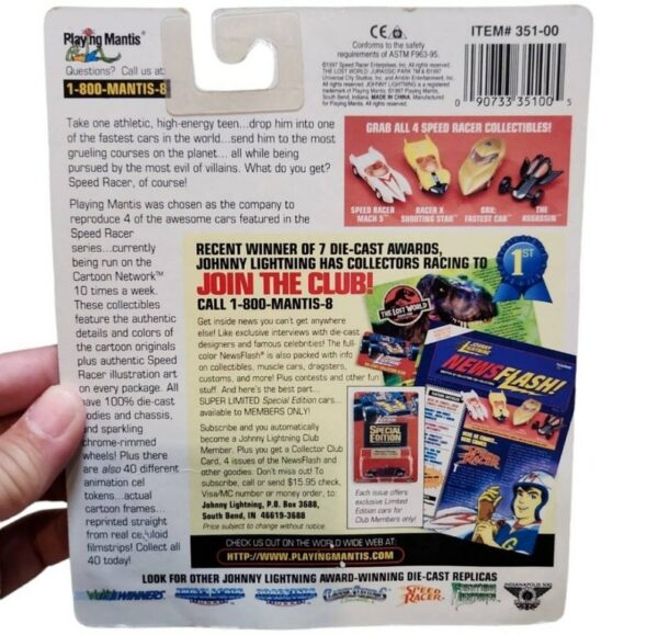 Vintage Speed Racer Car 1997 - Image 2