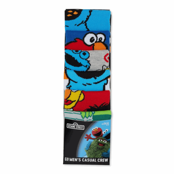 SESAME STREET 6 PAIR PACK