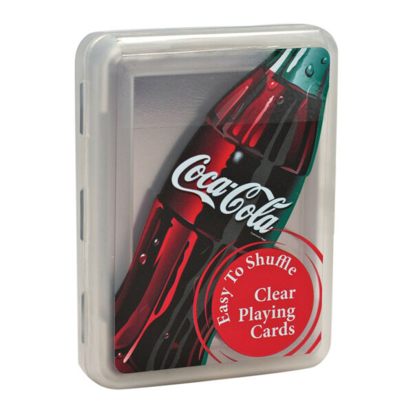 COCA COLA CLEAR PLAYING CARDS