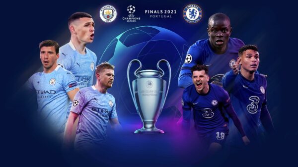 Chelsea Vs Man city Champions 2021 Final SCARF - Image 3
