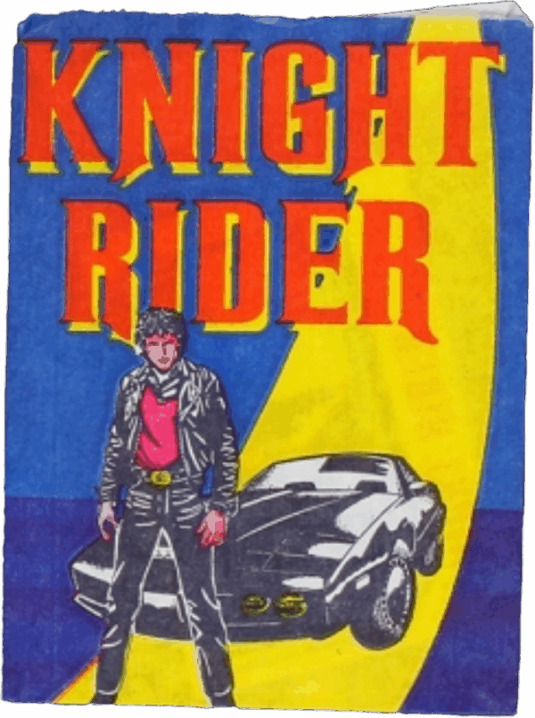 Knight Rider Sticker 1984 Holland Pack Contains 3 Pictures