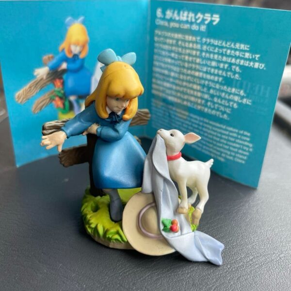 Heidi Girl of the Alps Mini Vignette Figure Clara You can do it Kaiyodo Japan