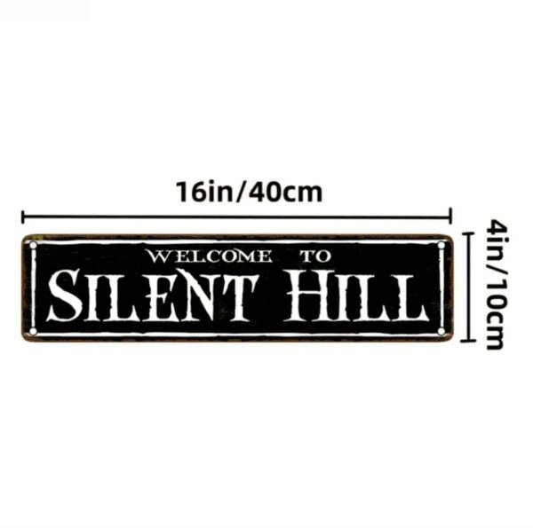 Silent Hill Metal Sign - Image 2